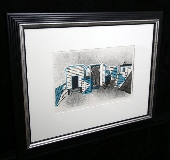 Image 1 of Teuber, Hermann - Elephant carriage, 1949 - Color lithograph - signed by hand
