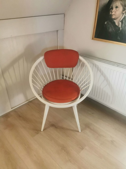Sedia circolare vintage 1960
