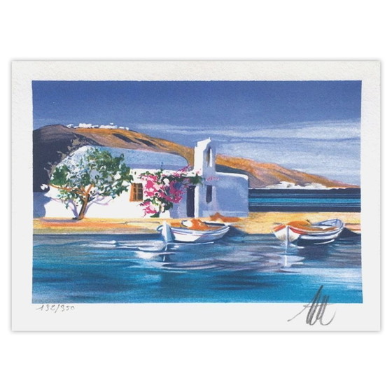 André BONGIBAULT Signed Lithograph Grèce - Petite Suite 10 – Lithographs & prints, Paper (photo 4 of 5)