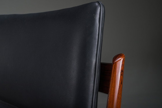 Image 1 of Dänische Modell 431 Sessel aus Leder von Arne Vodder für Sibast Møbler, 1960er, 4er-Set