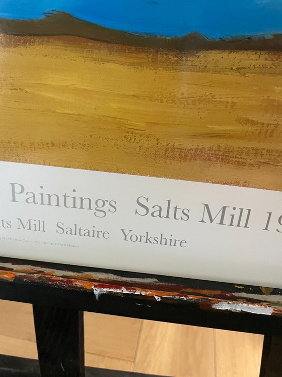 Image 1 of David Hockney,  Dog Paintings 43  Salts Mill 1995. 1853 Gallery Salts Mill Saltaire Yorkshire, copyright David Hockney, Printed 