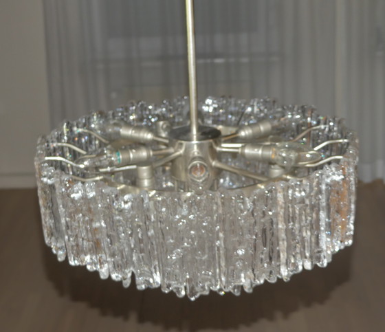 Image 1 of Kalmar plafonnier lustre verre glace Uk4aeb