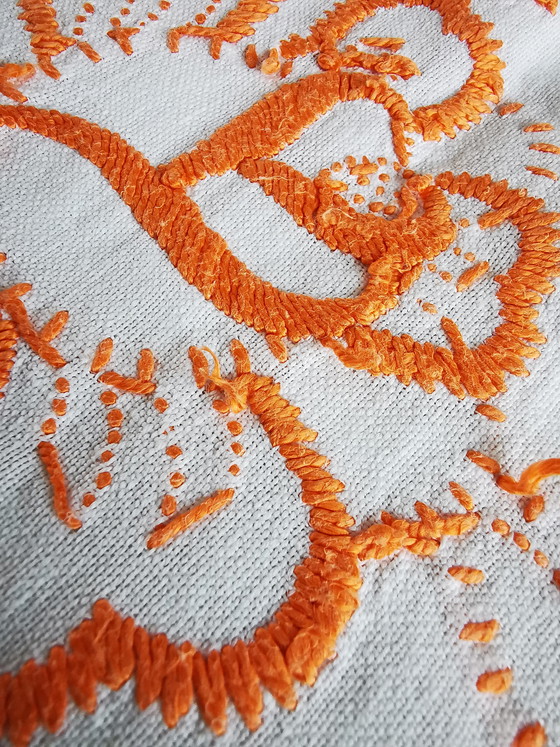 Image 1 of Art-Deco-Leinentischdecke