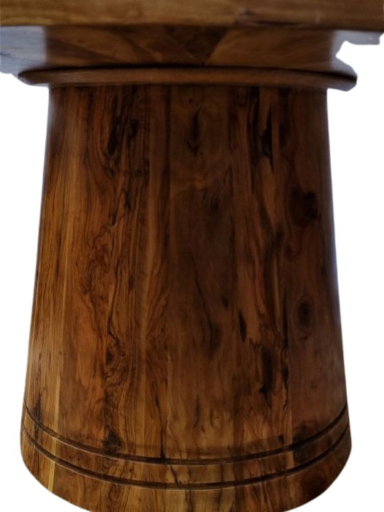 Image 1 of Handgemaakte Marokkaanse mahoniehouten salontafel | Ambachtelijke Marokkaanse Salontafel van Massief Acajou