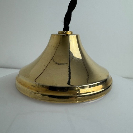 VECCHIA LAMPADA A SOSPENSIONE IN OPALINA 1970 VINTAGE – Lampade a sospensione, Vetro (photo 9 of 10)