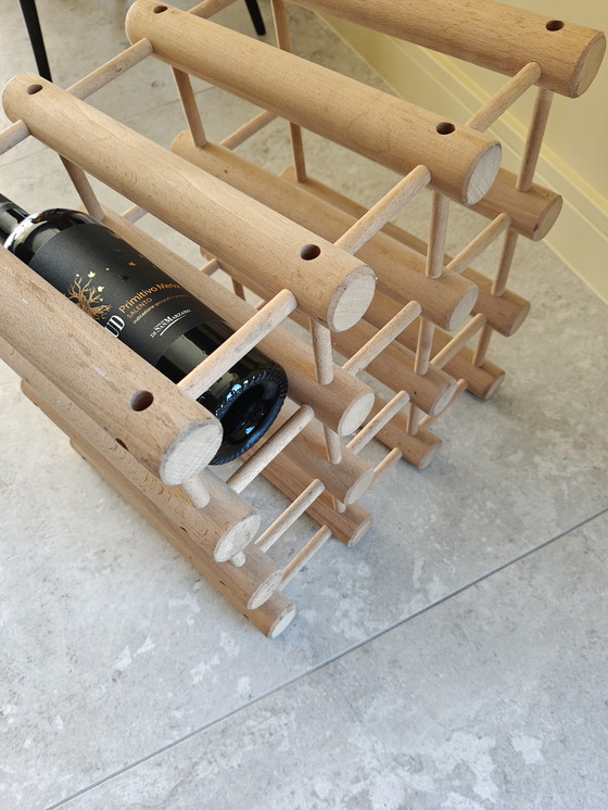 Image 1 of Casier à vin en bois conçu par Richard Nissen pour Bodum.