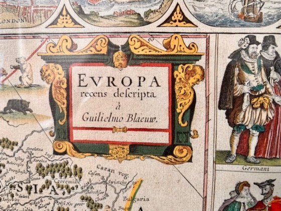 Image 1 of Mapa de Europa por G. Blaeuw