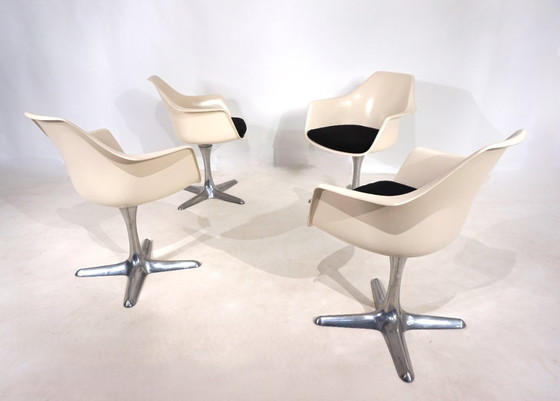 Image 1 of Set of four Arkana 116 dining chairs by Maurice Burke, 1960