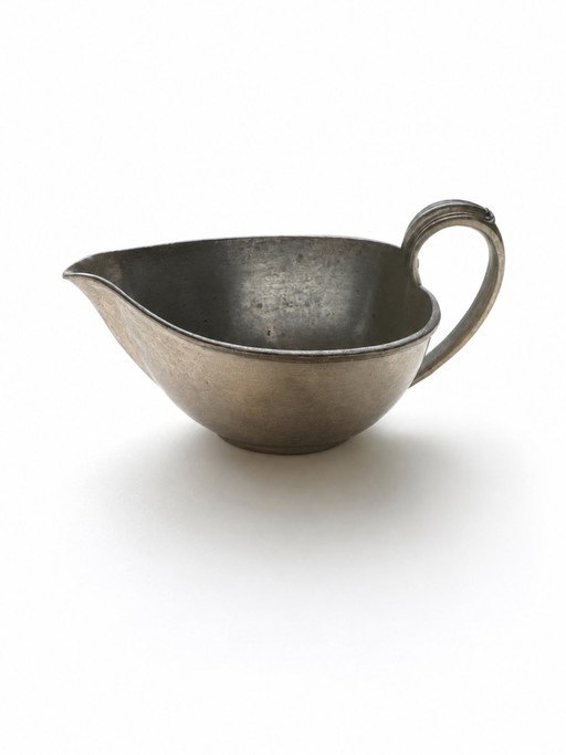 Art Deco sauskom van tin van Just Andersen (Denemarken, model 2272, jaren 1930)
