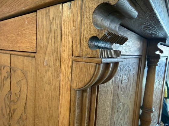 Image 1 of Eichenschrank (Aussteuer-Schrank), Unikat aus dem Münsterland 