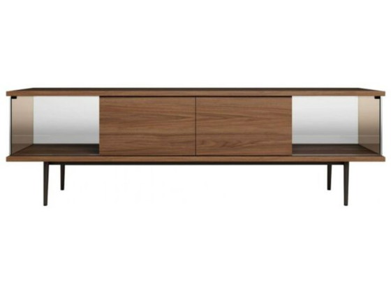 Image 1 of The Farns sideboard with 2 wooden doors and 2 glass doors