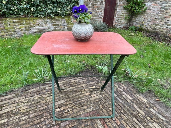 Image 1 of Folding table Garden table French antique