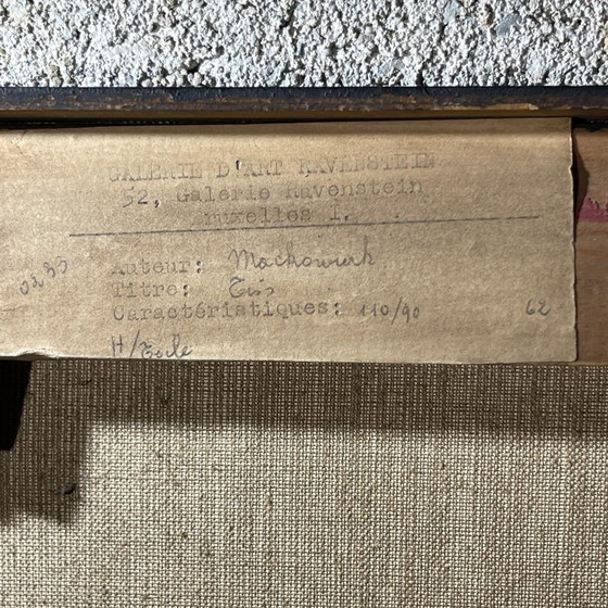 Erwin Mackowiak, Tiss, Olio su tela, anni '60 – Dipinti e disegni, Canvas, Mid Century Modern (photo 8 of 9)