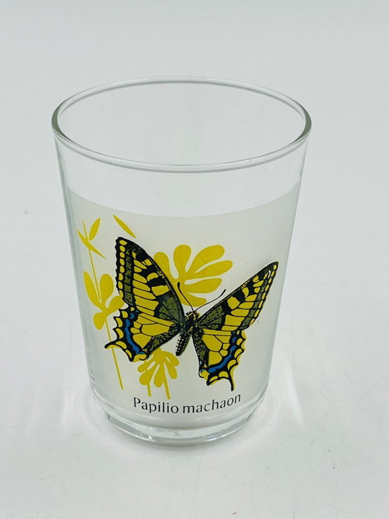 Image 1 of 6 verres papillons vintage