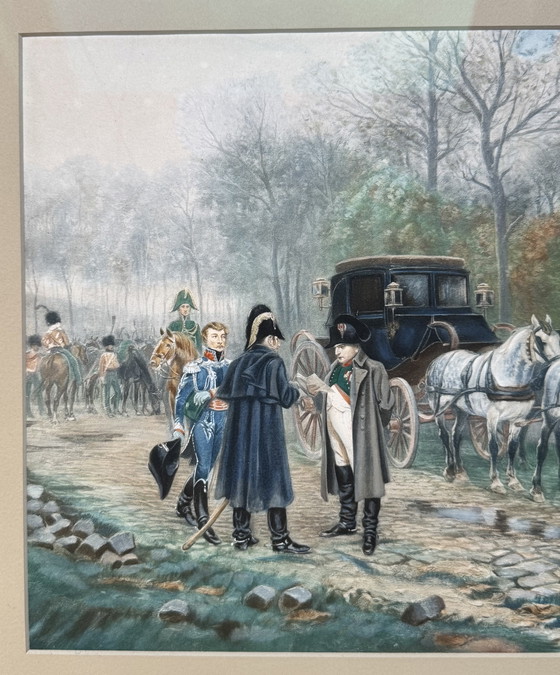 Image 1 of RAYMOND DESVARREUX / litografia / Napoleone (2 obrazy) / 1905