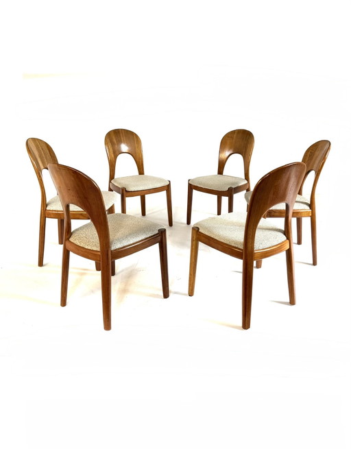 Set di 6 sedie vintage 'Morten', Koefoeds Hornslet '70