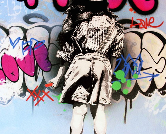 Image 1 of Alessio B – „Künstlerexemplar“ – Einzigartiger Giclée-Druck – Zeitgenössische Straßenkunst – 45 x 32 cm