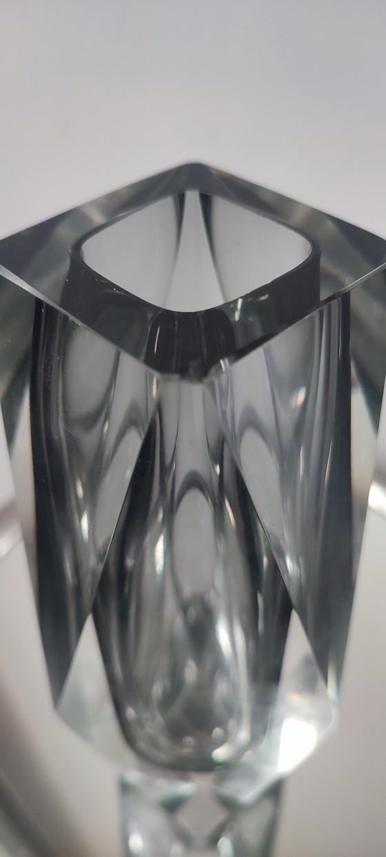 Image 1 of Sommerso vase Flavio Poli Seguso, Murano 