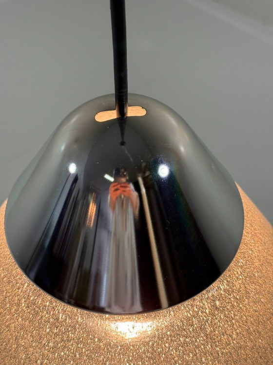 Peill & Putzler Konische Glas-Pendelleuchte, Deutschland – Pendelleuchten, Chrome (photo 8 of 20)