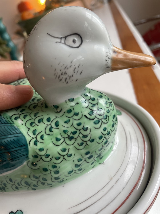 Image 1 of Stoofschaal en céramique chinoise vintage