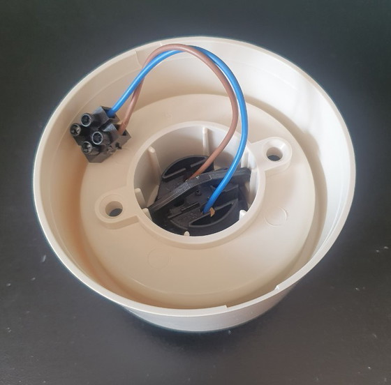 Image 1 of Vintage mushroom / champignon plafondlamp, Bauhaus stijl