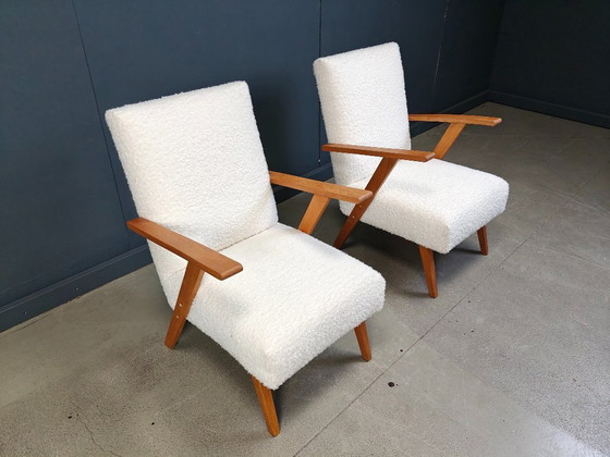 Image 1 of Par de sillones holandeses de mediados de siglo, década de 1960