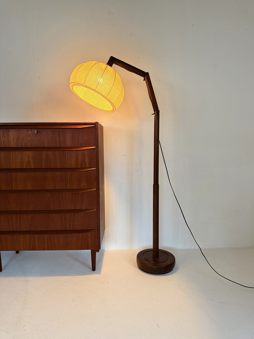 Vintage adjustable floor lamp, Zicoli Limbach '60