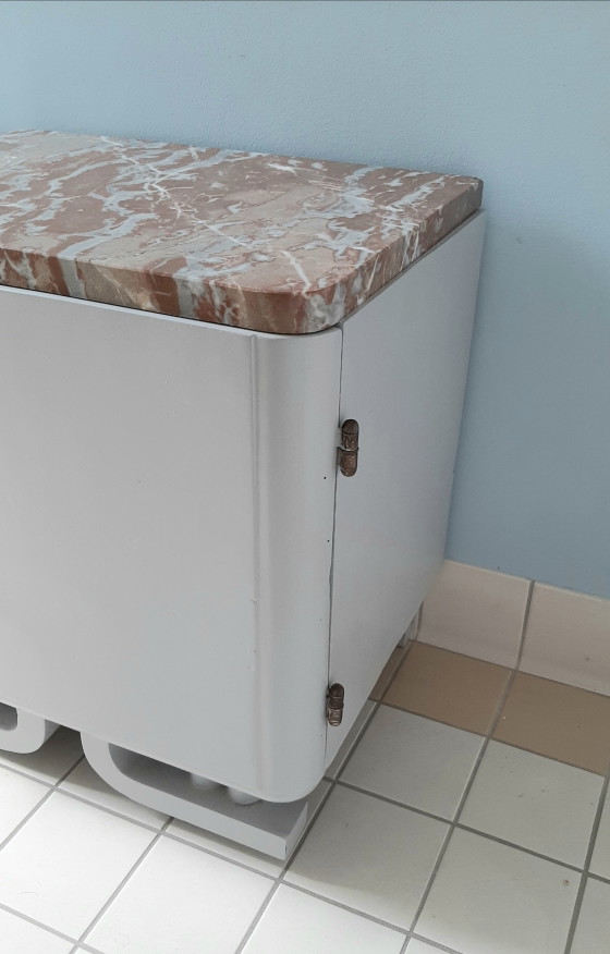 2 Nachtkastjes Art Deco Jaren '30 – Marble, Wood (photo 6 of 15)