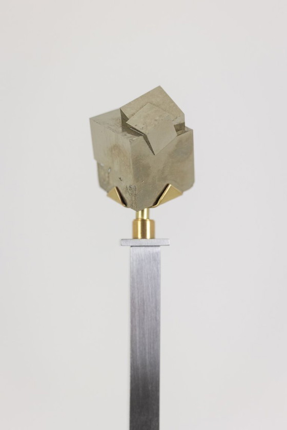 Image 1 of Caballete realizado en metal, bronce y pirita. Obra contemporánea.