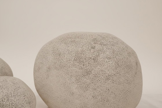 Image 1 of Set mit 3 „Dora“-Mondsteinlampen – André Cazenave