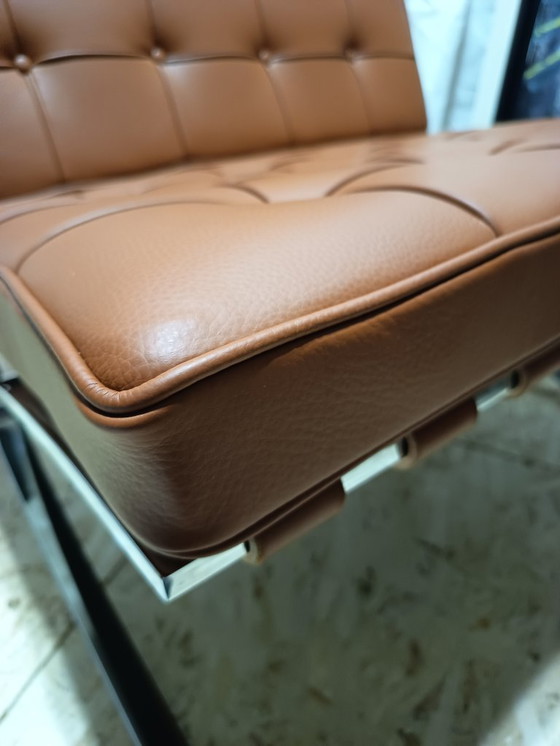 Image 1 of Sillones KNOLL Studio Barcelona (NUEVA Serie 2026) en piel natural (color coñac)