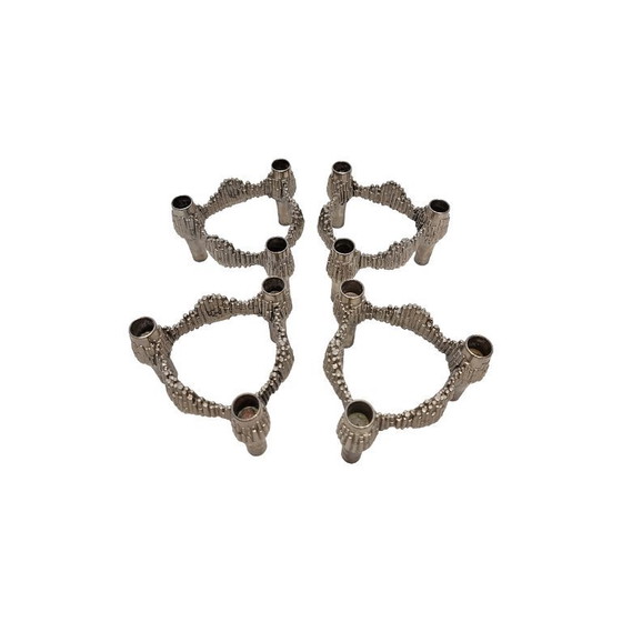 Image 1 of Vintage Stoff Nagel Quist stackable candlestick, 60s/70s
