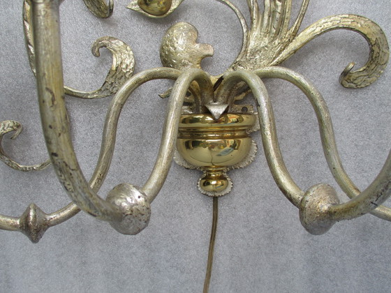 Image 1 of Lampada da parete monumentale Hans Möller, 1960 Hans Möller, fatta a mano, Germania