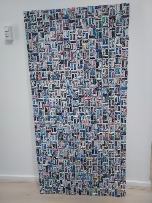 Wandtafel Papierkunst Indonesien