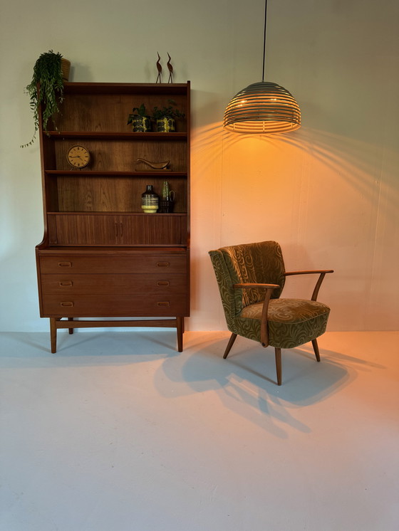 Image 1 of Lampada a sospensione vintage in metallo 'Saturnus', Staff Leuchten '70