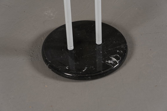 Image 1 of Vintage salontafel met marmeren onderstel van Vico Magistretti voor Cattelan, Italië, jaren 80