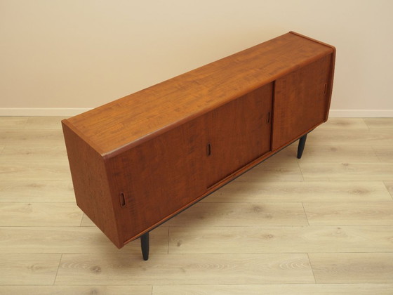 Credenza in teak di Westergaards Møbelfabrik con ante scorrevoli, design danese anni '70 – Credenze, Legno (photo 8 of 15)