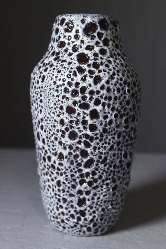 Dominique Marino Dit Le Vaucour À Vallauris - Lava Abstract Decor Vase 1950s – Ceramic (photo 4 of 7)