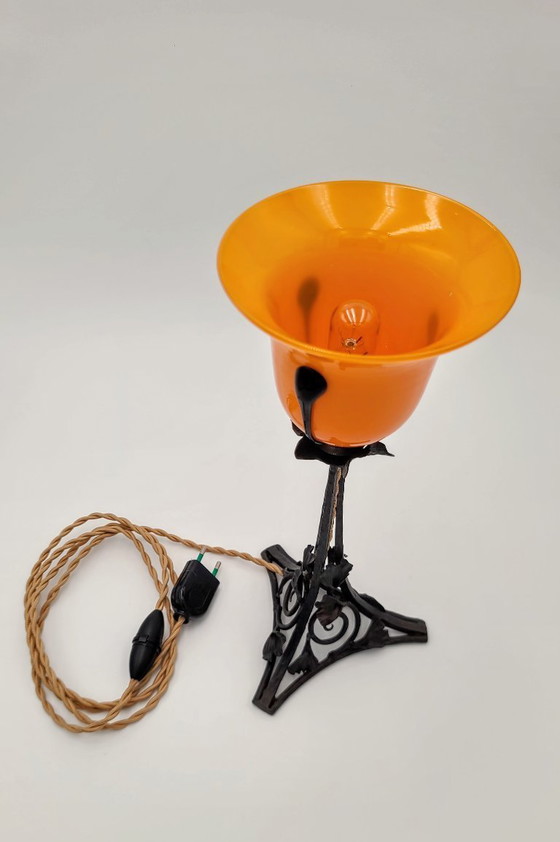 Image 1 of Lampe tulipe Art nouveau Loetz - Powolny