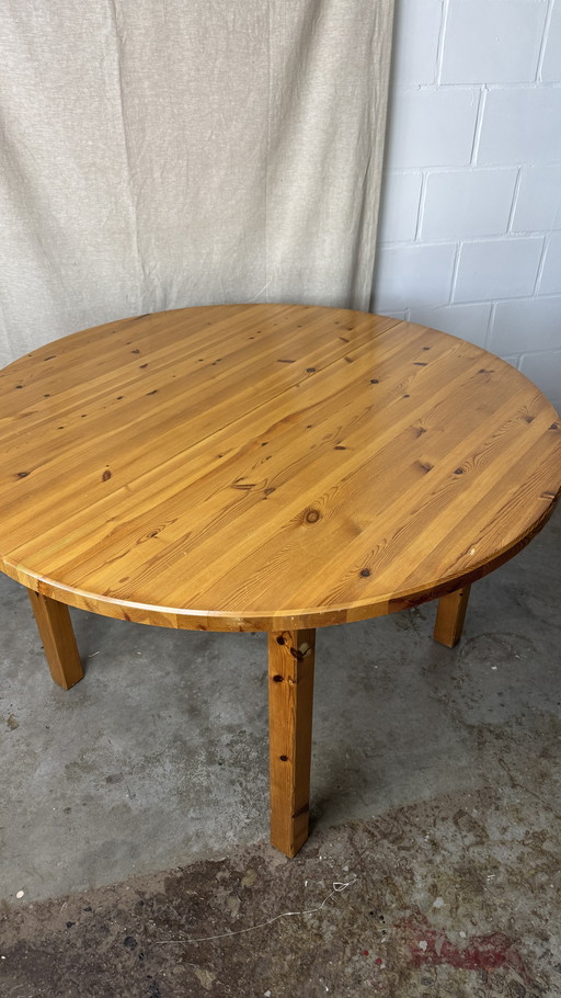 Vintage IKEA Round Extendable Table
