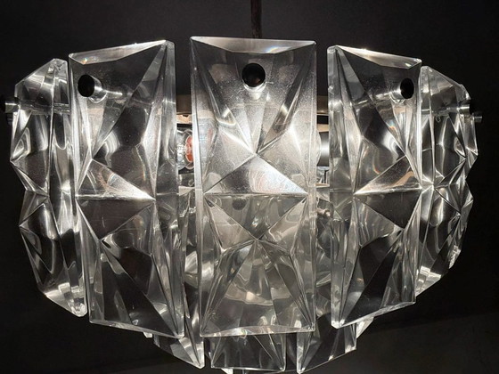 Image 1 of Mid Century Lustre/plafonnier de Kinkeldey, Allemagne, années 1970