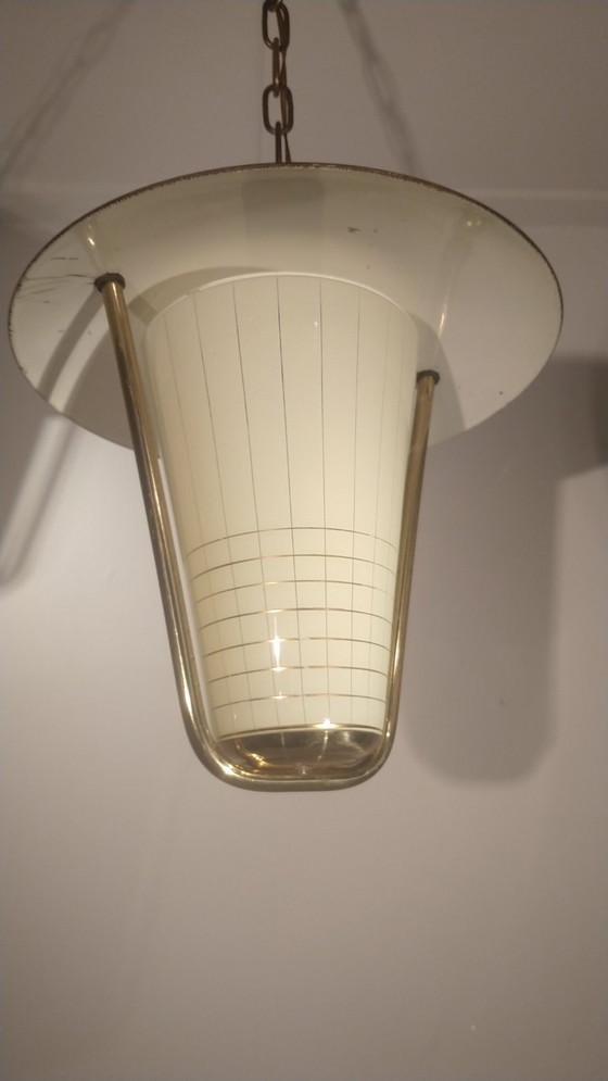 Image 1 of Lampada a sospensione vintage degli anni '50