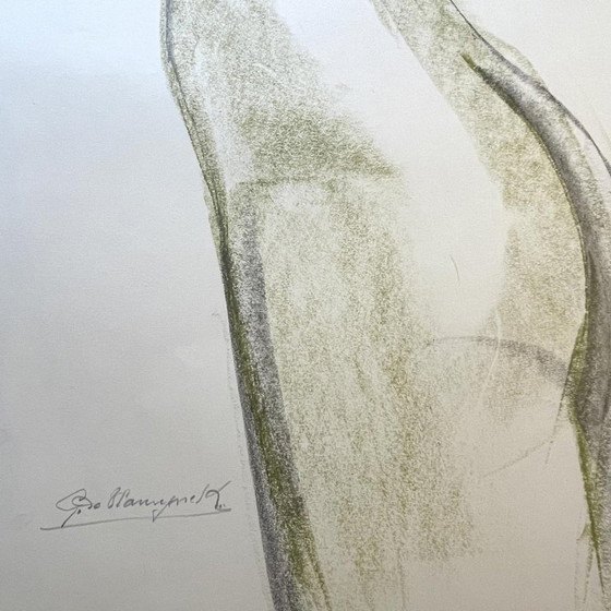 Georges (géo) De Vlamynck, Nu de Femme, Carboncino Inchiostro Gesso su Carta Bagnata – Dipinti e disegni (photo 2 of 13)