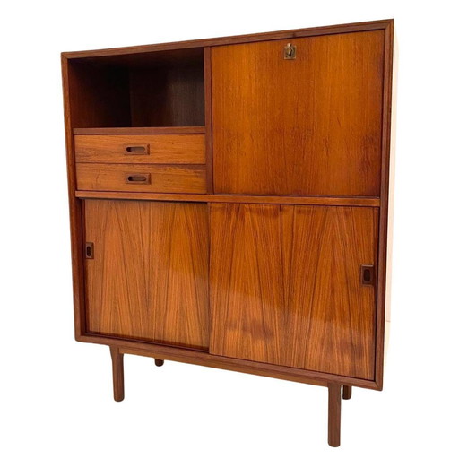 1X Armoire en teck Mid Century Modern, Italie 1960S