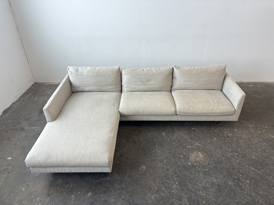 Image 1 of Montis Axel designer sofa couch fabric gray top condition!