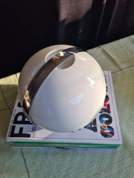 Image 1 of 1x Guzzini Eiskübel Eiskübel 'Stella' Weiß Space Age.