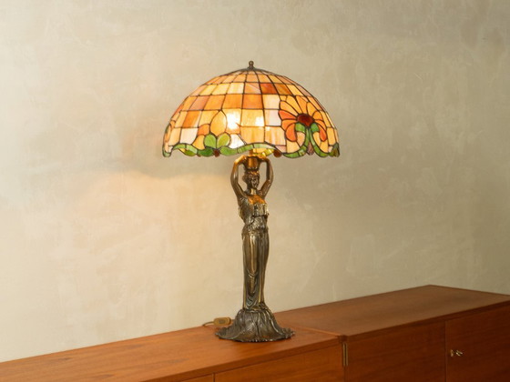 Image 1 of Art Nouveau Tiffany tafellamp