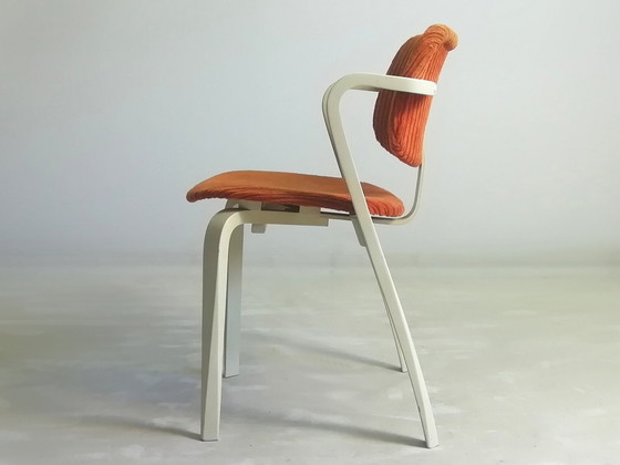 Image 1 of Orig. Asko Ilmari Tapiovaara Aslak Sedia 1946 FIN anni &#39;70 Sedia Arancione Artek