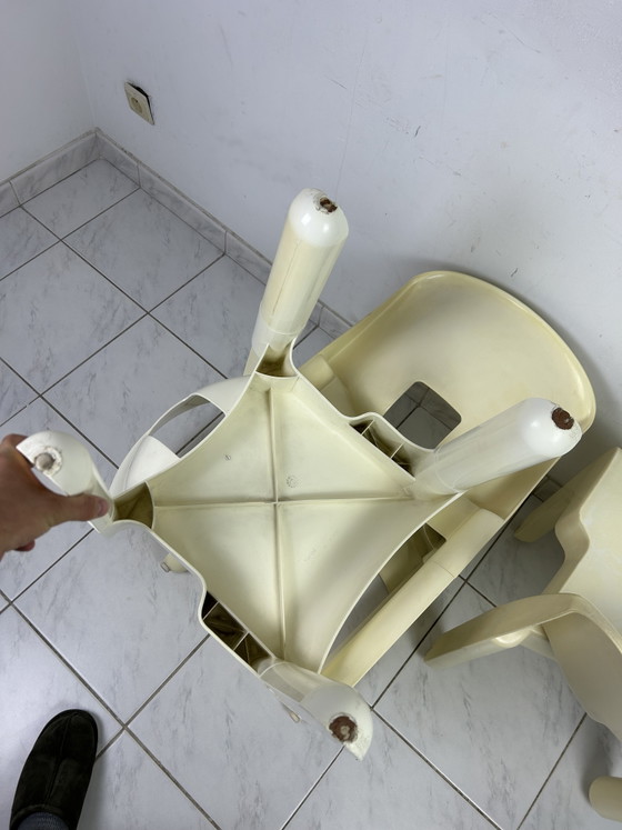 Image 1 of Set di 3 sedie Universal vintage Joe Colombo Kartell, prezzo