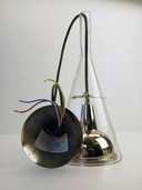 Set of 2 Vintage Design Pendant Lamps – Grantlamp Spain – Space Age